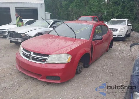 2013 Dodge Avenger Se from USA, damaged, VIN 1C3CDZAB9DN708010